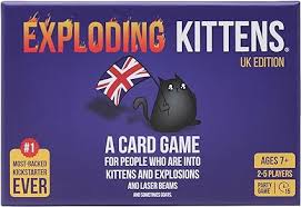 Exploding Kittens UK edition, MJ Board Games LEBANON, Board Games, Card Games, Jeux de Societe, tabletop games