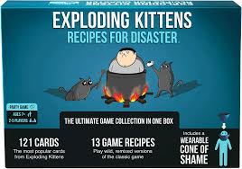 exploding kittens recipes for disaster, MJ Board Games LEBANON, Board Games, Card Games, Jeux de Societe, tabletop games
