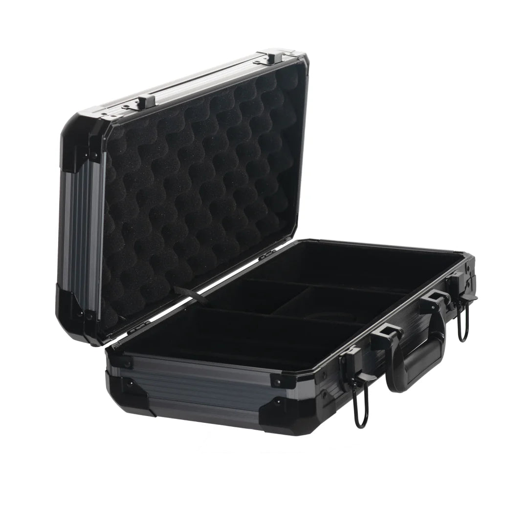 Heavy duty aluminum poker case 300 chip capacity available at MJ BoardGames Lebanon”