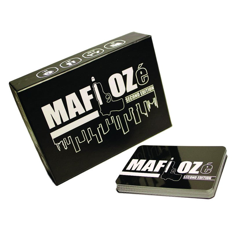 Mafioze Lebanese party and social deduction card game available at MJ Board Games Lebanon