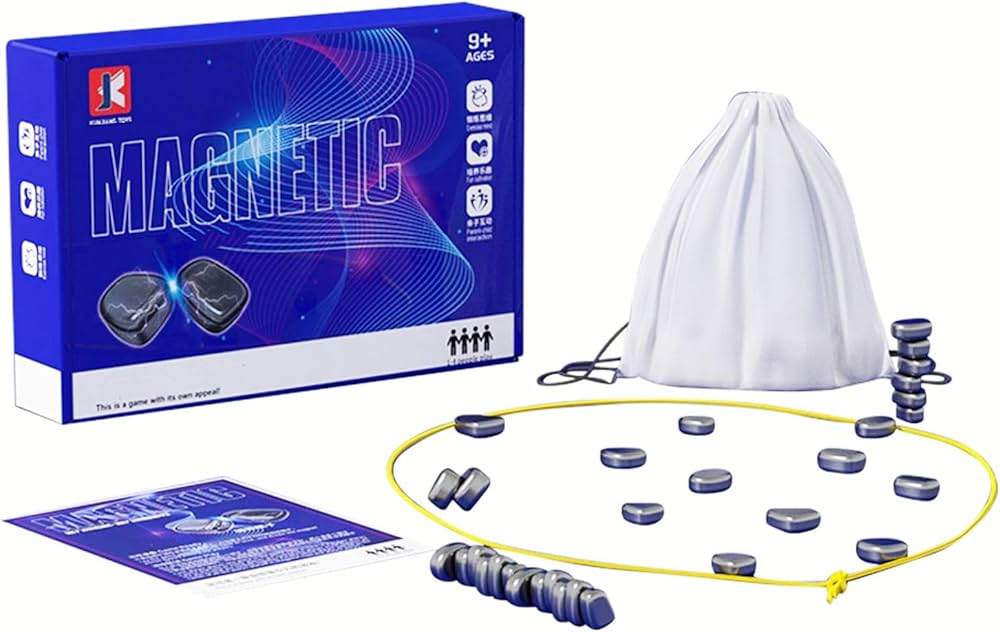 Magnetic dexterity game with rope for family and kids available at MJ Board Games Lebanon