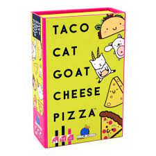 Taco Cat Goat Cheese Pizza, MJ Board Games LEBANON, Board Games, Card Games, Jeux de Societe, tabletop games
