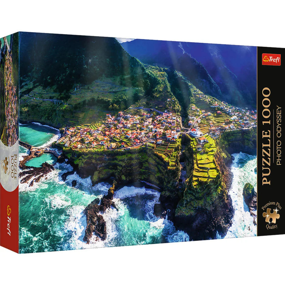 Trefl Premium Plus 1000 piece Madeira Island Portugal puzzle available at MJ BoardGames Lebanon