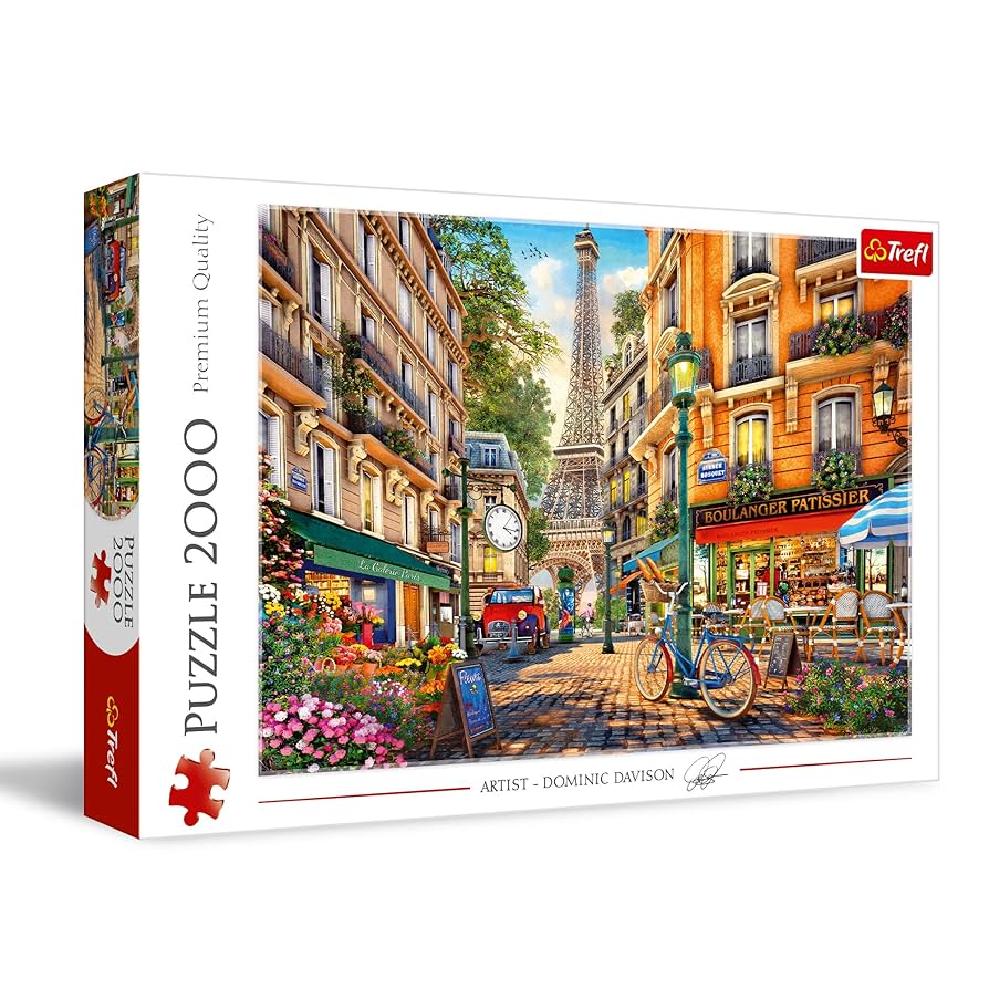 Trefl Red 2000 piece Afternoon in Paris jigsaw puzzle available at MJ BoardGames Lebanon