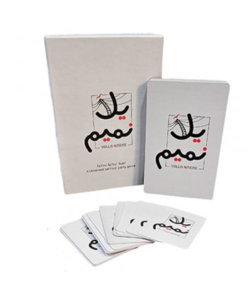 Yalla Nmeme Lebanese party and social game available at MJ Board Games Lebanon