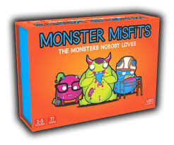 monster misfits, MJ Board Games LEBANON, Board Games, Card Games, Jeux de Societe, tabletop games
