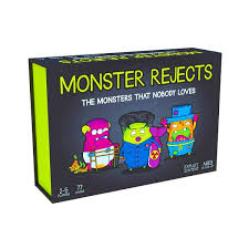 monster rejects, MJ Board Games LEBANON, Board Games, Card Games, Jeux de Societe, tabletop games