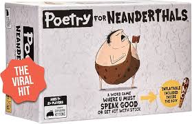 poetry for neanderthals, MJ Board Games LEBANON, Board Games, Card Games, Jeux de Societe, tabletop games