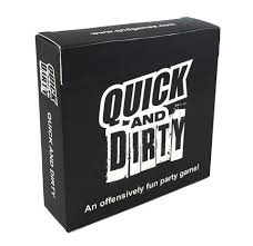 quick and dirty, MJ Board Games LEBANON, Board Games, Card Games, party games