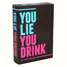 you lie you drink, MJ Board Games LEBANON, Board Games, Card Games, party game, drink game