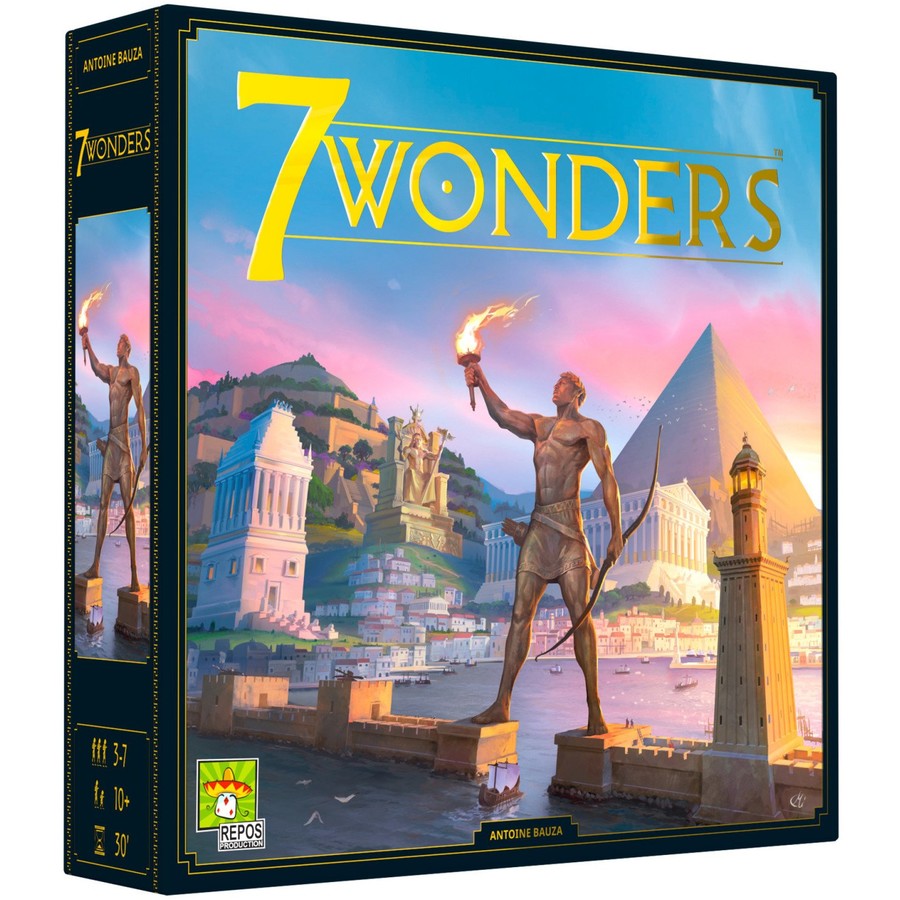 7 Wonders Second Edition strategy card drafting board game available at MJ Board Games Lebanon