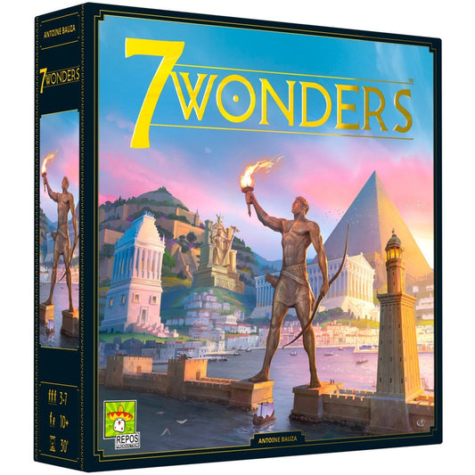 7 Wonders Second Edition strategy card drafting board game available at MJ Board Games Lebanon