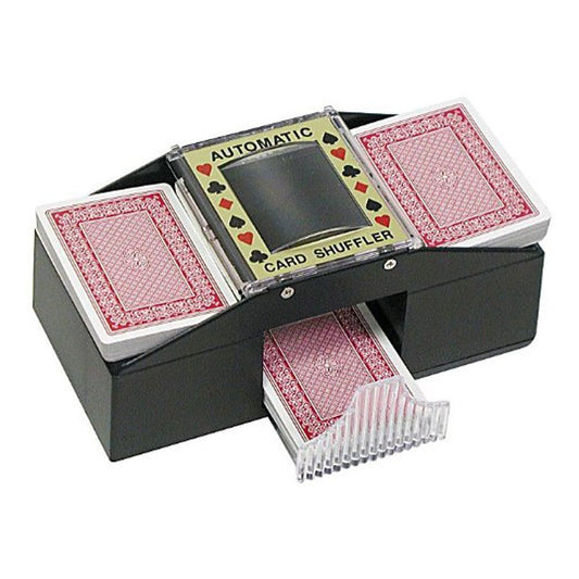 Automatic card shuffler for two decks of playing cards available at MJ Board Games Lebanon