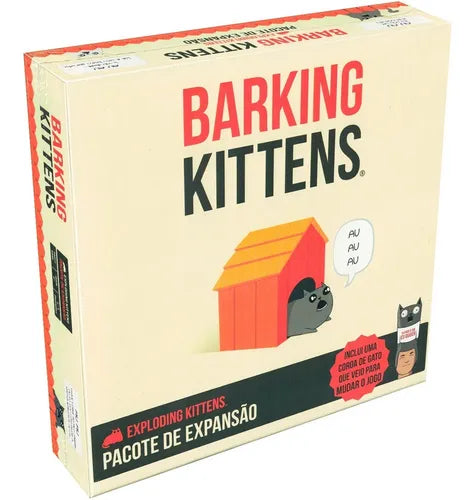 Barking Kittens card game from Exploding Kittens creators available at MJ Board Games Lebanon