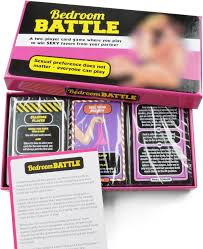 Bedroom Battle adult card game – playful and flirty party game for couples and adults aged 18+.