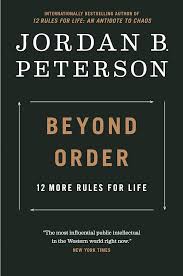 Book cover of 'Beyond Order' by Jordan B. Peterson with a black background and white text. available at MJ BoardGames Lebanon