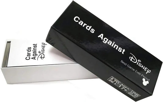 Cards Against Disney party card game with Disney-themed prompts available at MJ Board Games Lebanon