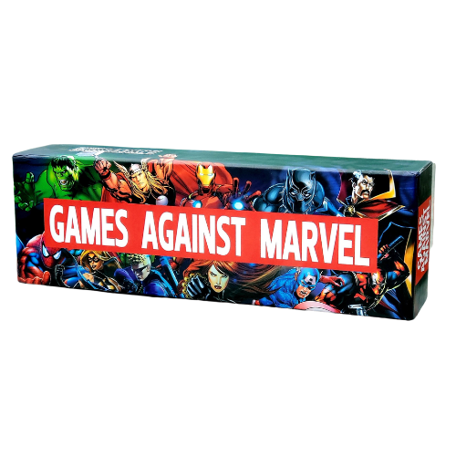 Cards Against Marvel adult party card game inspired by Marvel superheroes available at MJ Board Games Lebanon