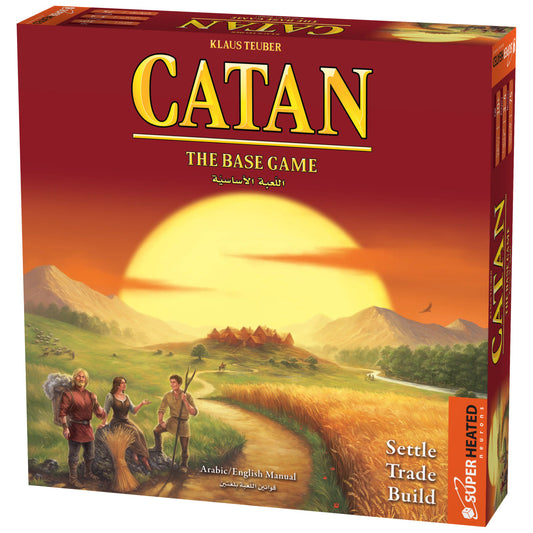 Catan base game strategy and trading board game available at MJ Board Games Lebanon