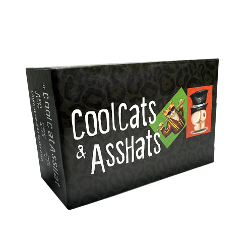 CoolCats & AssHats adult party card game available at MJ Board Games Lebanon