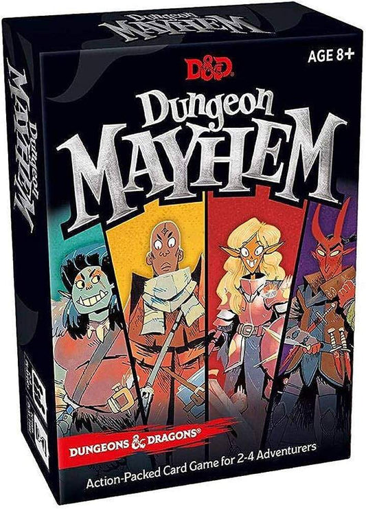 Dungeon Mayhem Dungeons and Dragons card game with character decks available at MJ Board Games Lebanon