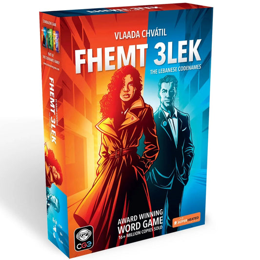 Fhemt 3lek Lebanese word association party board game available at MJ Board Games Lebanon
