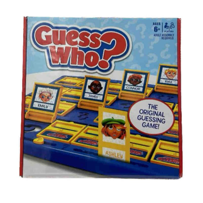 Guess Who family deduction board game for kids available at MJ Board Games Lebanon