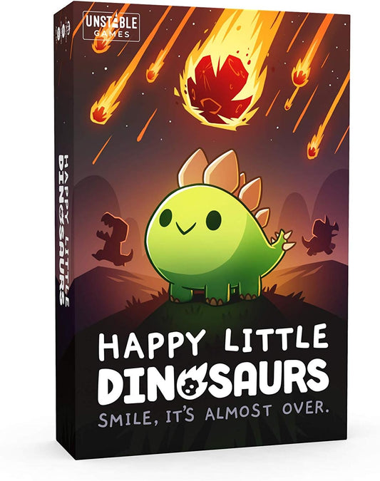Happy Little Dinosaurs card game with dinosaur artwork available at MJ Board Games Lebanon