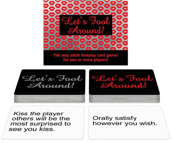 Let’s Fool Around adult party card game for friends available at MJ Board Games Lebanon