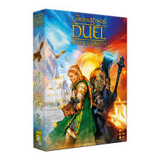Lord of the Rings: Duel for Middle-earth board game box – two-player fantasy strategy game, available at MJ Board Games Lebanon