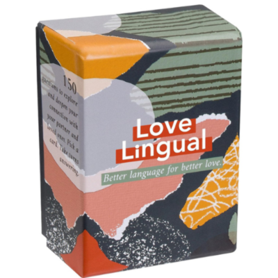 Love Language conversation card game for couples available at MJ Board Games Lebanon