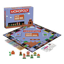 Monopoly Super Mario Bros Edition board game available at MJ BoardGames Lebanon