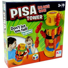 Pisa Tower stacking and balance family game available at MJ BoardGames Lebanon