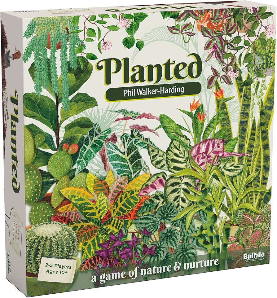 Planted houseplant family strategy board game available at MJ Board Games Lebanon
