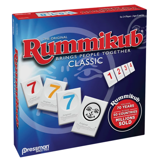 Rummikub Classic family strategy board game with numbered tiles available at MJ Board Games Lebanon