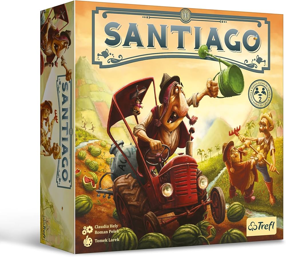 Santiago board game by Trefl strategy and family game available at MJ Board Games Lebanon