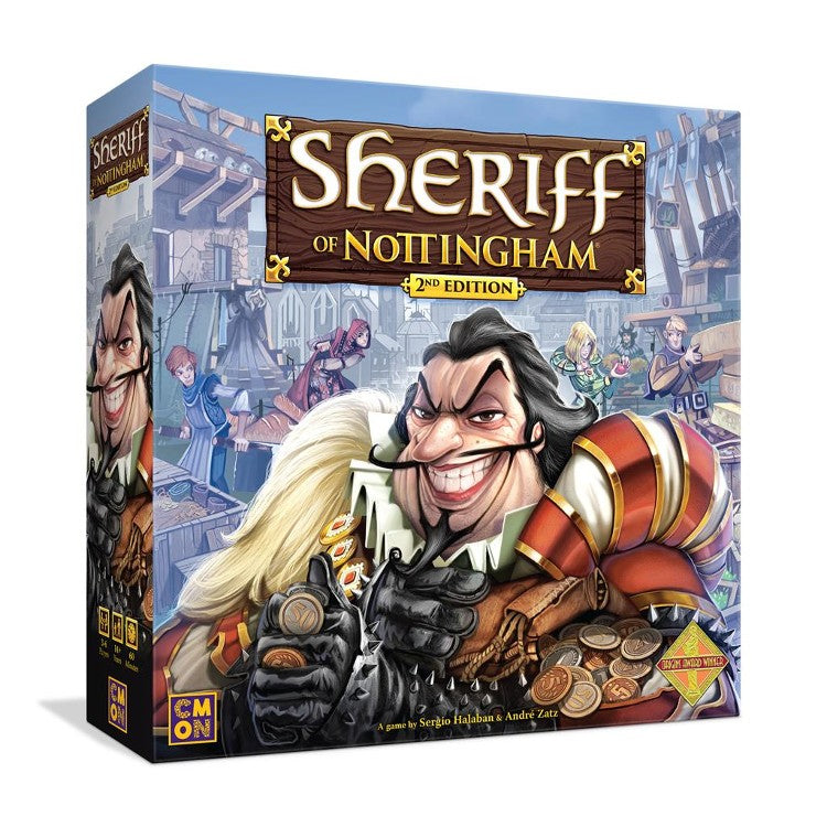 Sheriff of Nottingham party bluffing board game available at MJ Board Games Lebanon