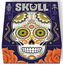 Skull bluffing party card game available at MJ Board Games Lebanon
