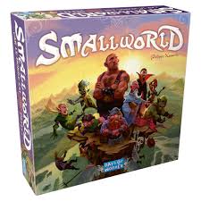 Small World board game box – fantasy-themed strategy and territory control game, available at MJ Board Games Lebanon