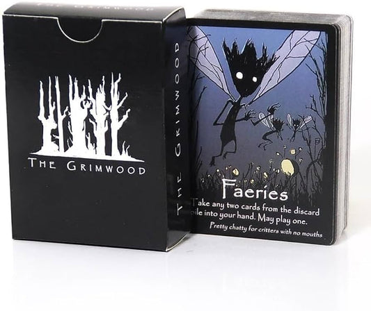 The Grimwood strategy trick taking card game available at MJ Board Games Lebanon