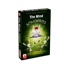 Board game box titled 'The Mind Soulmates' on a white background. available at MJ BoardGames Lebanon
