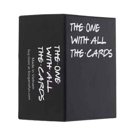 The One With All The Cards party card game inspired by Friends available at MJ Board Games Lebanon