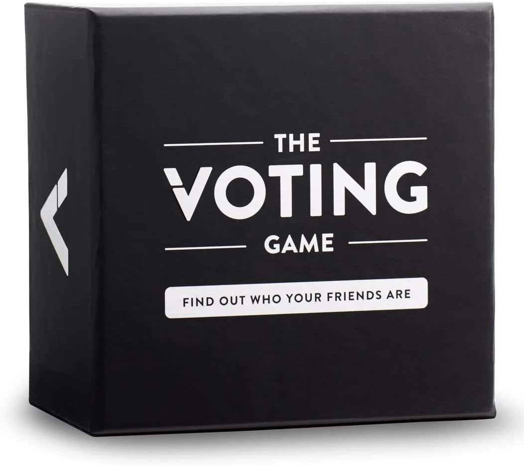 The Voting Game adult party card game available at MJ Board Games Lebanon
