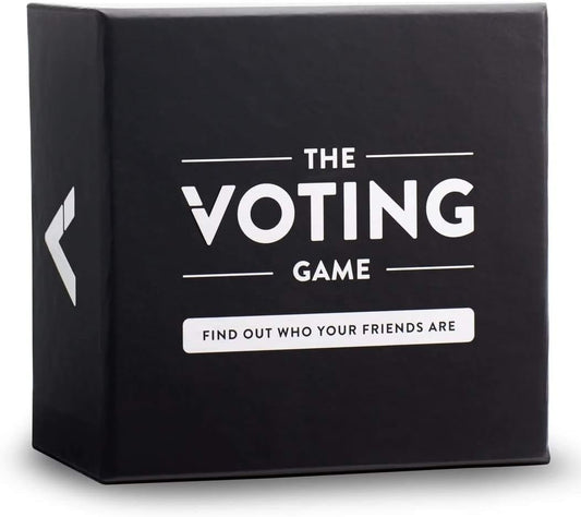 The Voting Game adult party card game available at MJ Board Games Lebanon