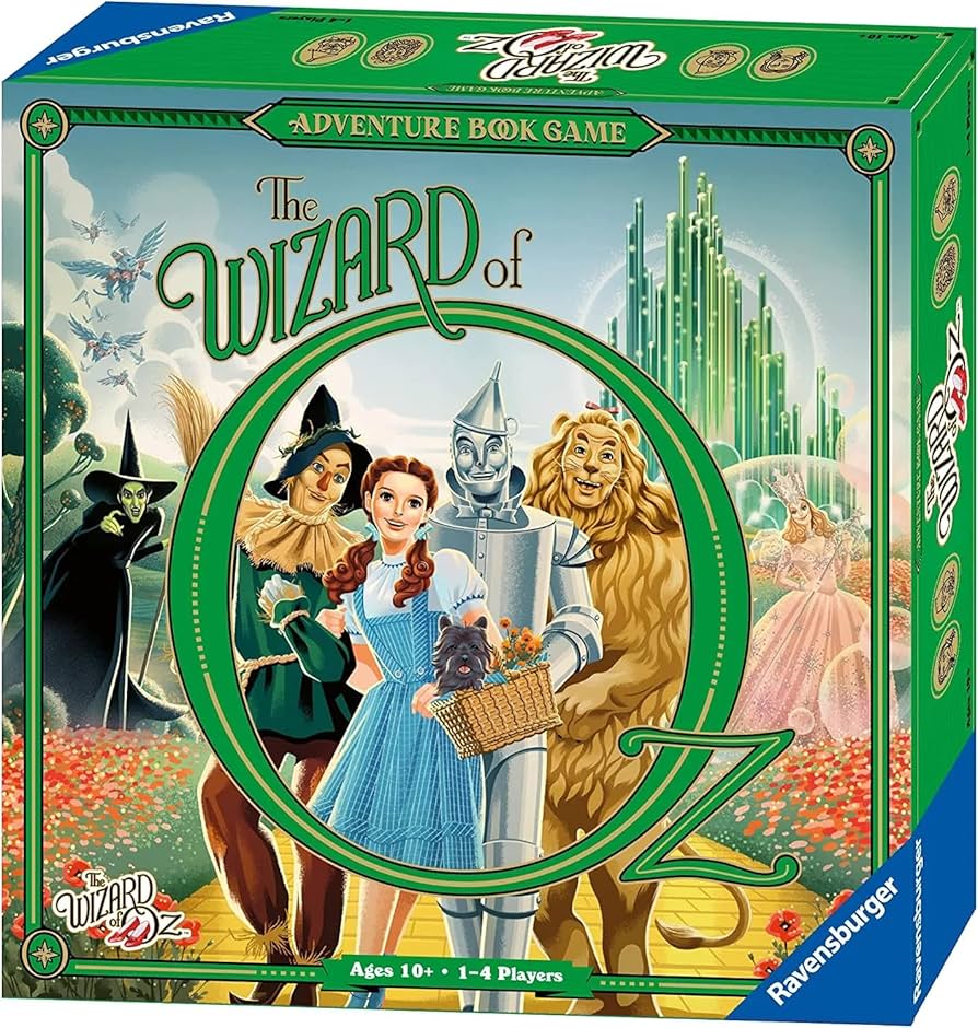 The Wizard of Oz family adventure board game available at MJ Board Games Lebanon