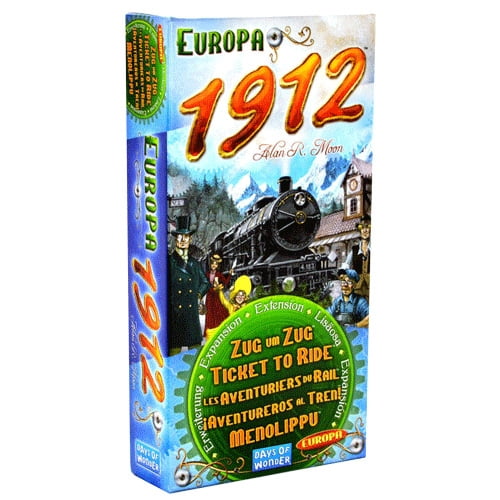 Ticket to Ride Europa 1912 strategy board game expansion available at MJ Board Games Lebanon