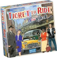 Ticket to Ride: New York board game by MJ BoardGames Lebanon – a fast-paced, travel-friendly version of the classic route-building game set in Manhattan.