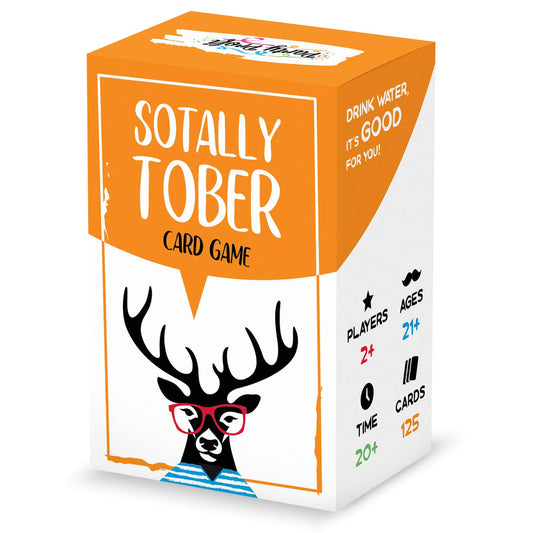 Totally Tober adult party card game for friends available at MJ Board Games Lebanon