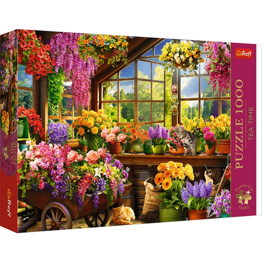 Trefl Premium Plus 1000 piece Tea Time cozy puzzle available at MJ BoardGames Lebanon