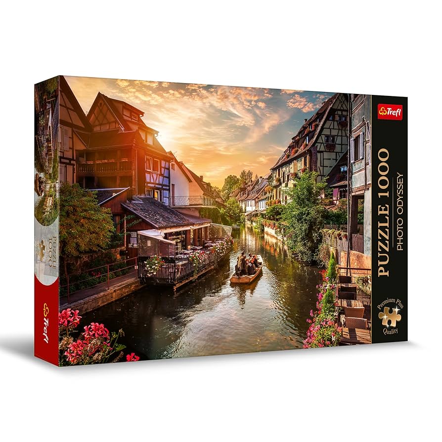 Trefl Premium Plus 1000 piece Little Venice Colmar France puzzle available at MJ BoardGames Lebanon